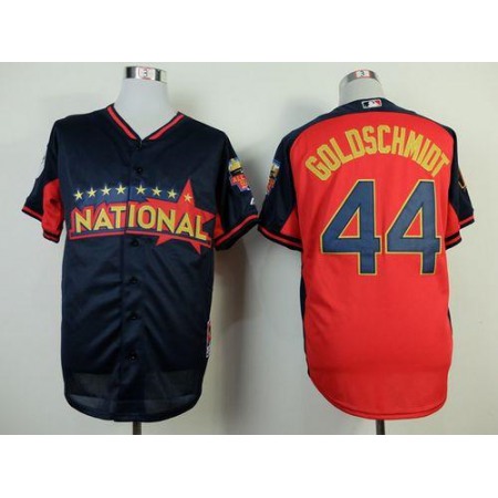Diamondbacks #44 Paul Goldschmidt Navy/Red National League 2014 All Star BP Stitched MLB Jersey