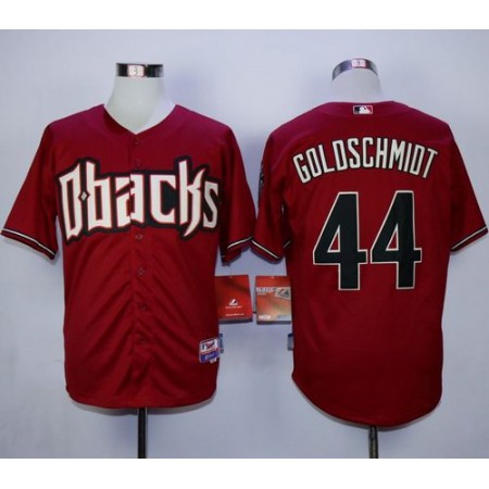 Diamondbacks #44 Paul Goldschmidt Red Cool Base Stitched MLB Jersey