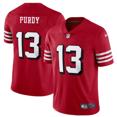 Men's San Francisco 49ers #13 Brock Purdy New Red Vapor Untouchable Limited Stitched Football Jersey