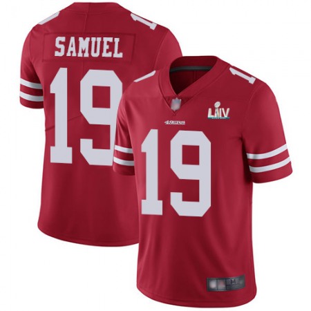 Men's San Francisco 49ers #19 Deebo Samuel Red Super Bowl LIV Vaper Untouchable Limited Stitched NFL Jersey