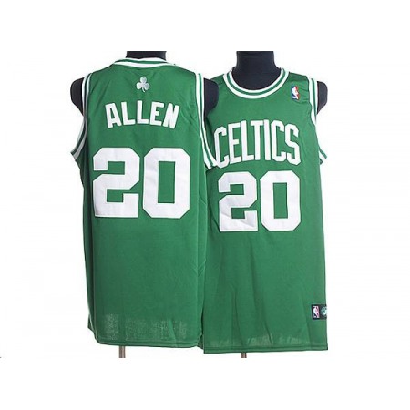 Celtics #20 Ray Allen Stitched Green White Number NBA Jersey