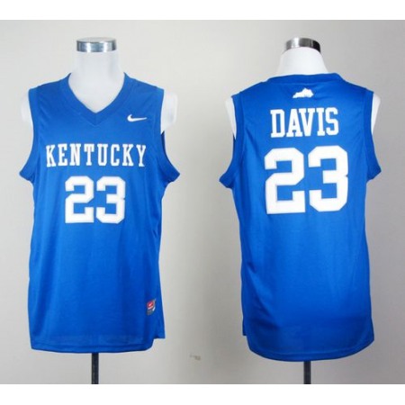 Wildcats #23 Anthony Davis Royal Blue Stitched NCAA Jersey