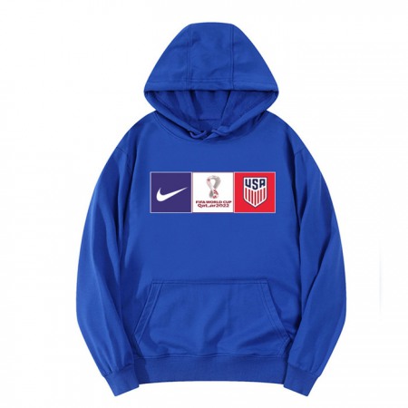 Men's American World Cup Soccer Hoodie Royal