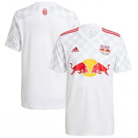 Men's New York Red Bulls White Soccer Jersey