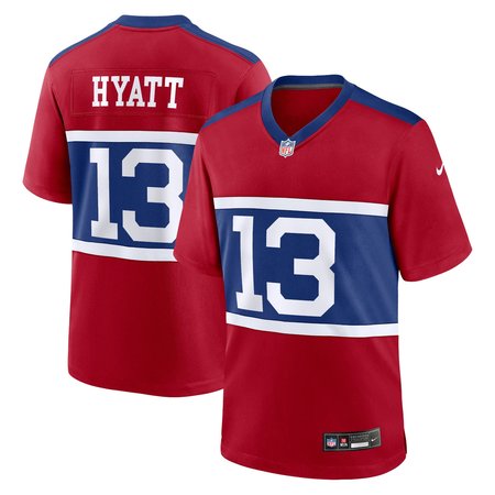 Youth New York Giants Jalin Hyatt Nike Century Red Alternate Player Game Jersey