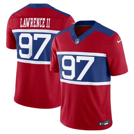 Men's New York Giants Dexter Lawrence II Nike Century Red Alternate Vapor F.U.S.E. Limited Jersey