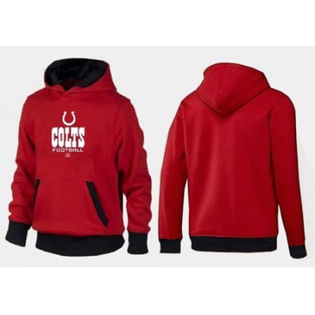 Indianapolis Colts Critical Victory Pullover Hoodie Red & Black