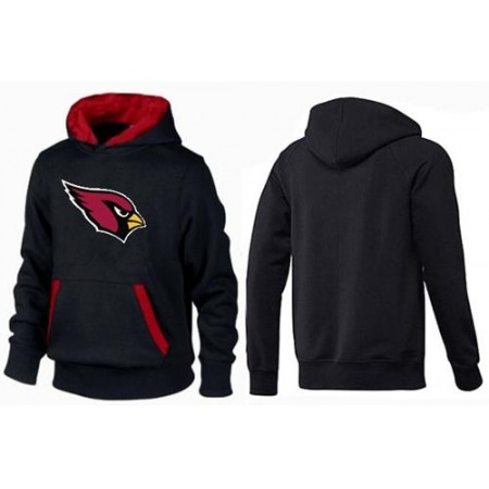 Arizona Cardinals Logo Pullover Hoodie Black & Red