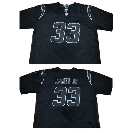 Men's Chargers Black Active Players Custom Limited Stitched Jersey