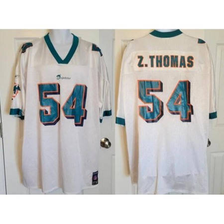 Men's Miami Dolphins Customized White Stitched Jersey