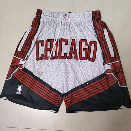 Chicago Bulls White Shorts