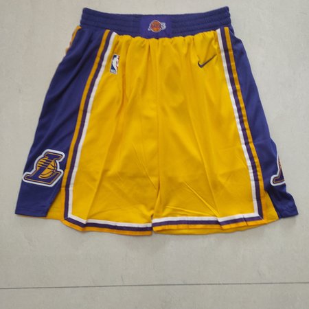 Los Angeles Lakers Yellow Shorts