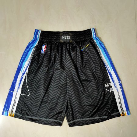 Brooklyn Nets Black Shorts